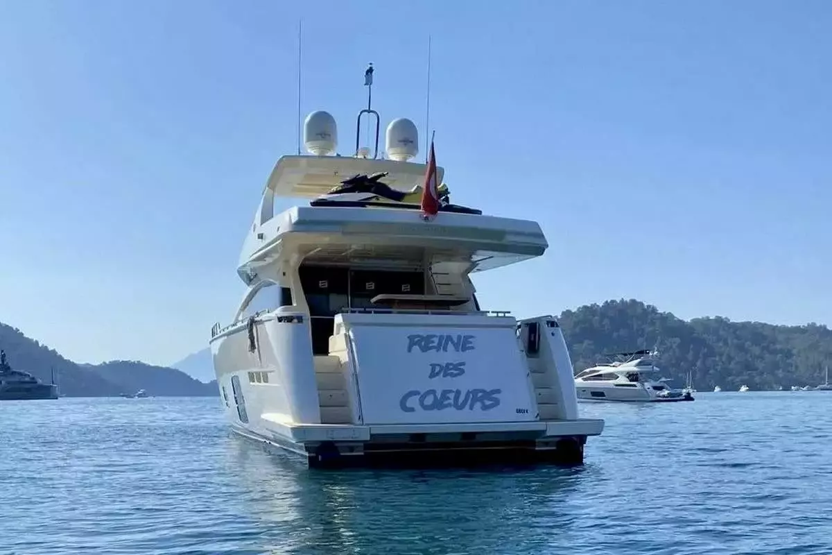Reine de Coeurs by Ferretti - Top rates for a Charter of a private Motor Yacht in Turkey