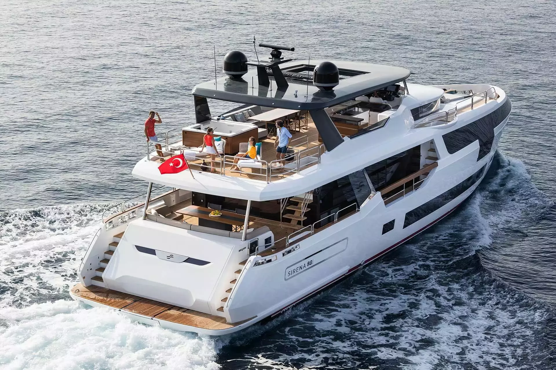 Saint by Sirena Yachts - Top rates for a Charter of a private Motor Yacht in Florida USA