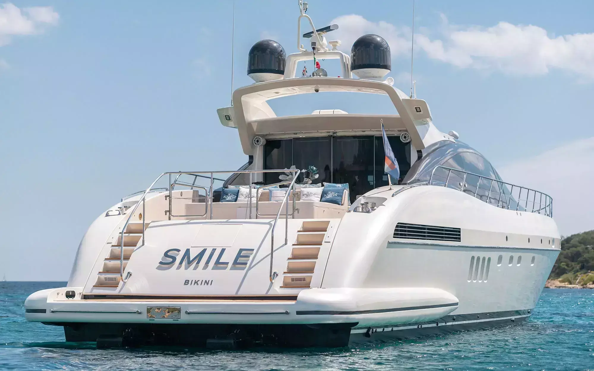 Smile by Mangusta - Special Offer for a private Motor Yacht Charter in Amalfi Coast with a crew