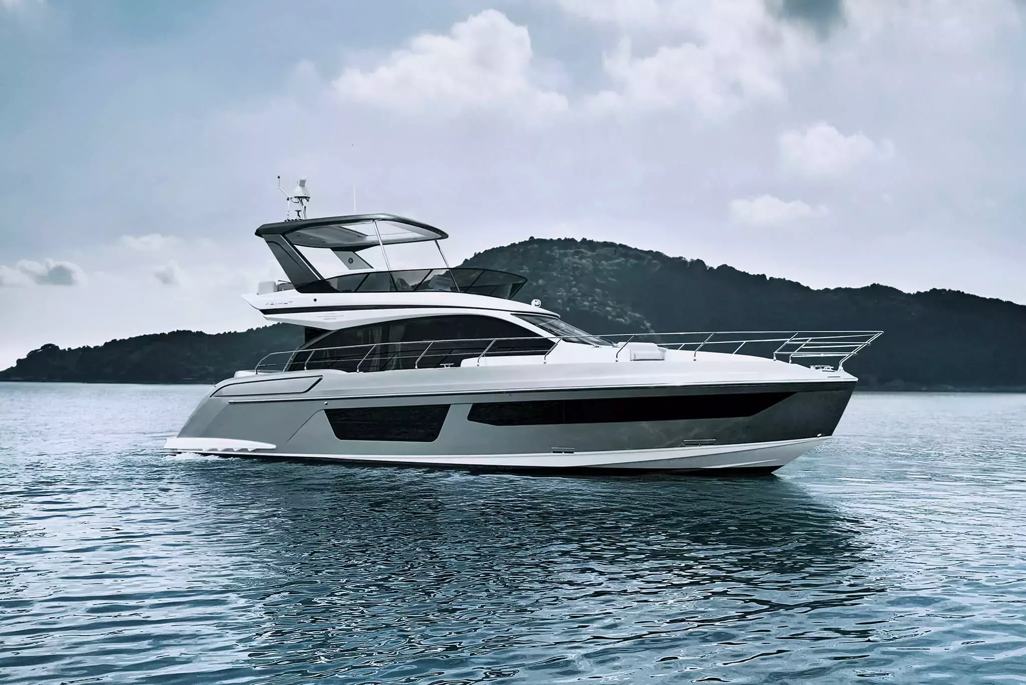 A White by Azimut - Special Offer for a private Motor Yacht Charter in Zadar with a crew