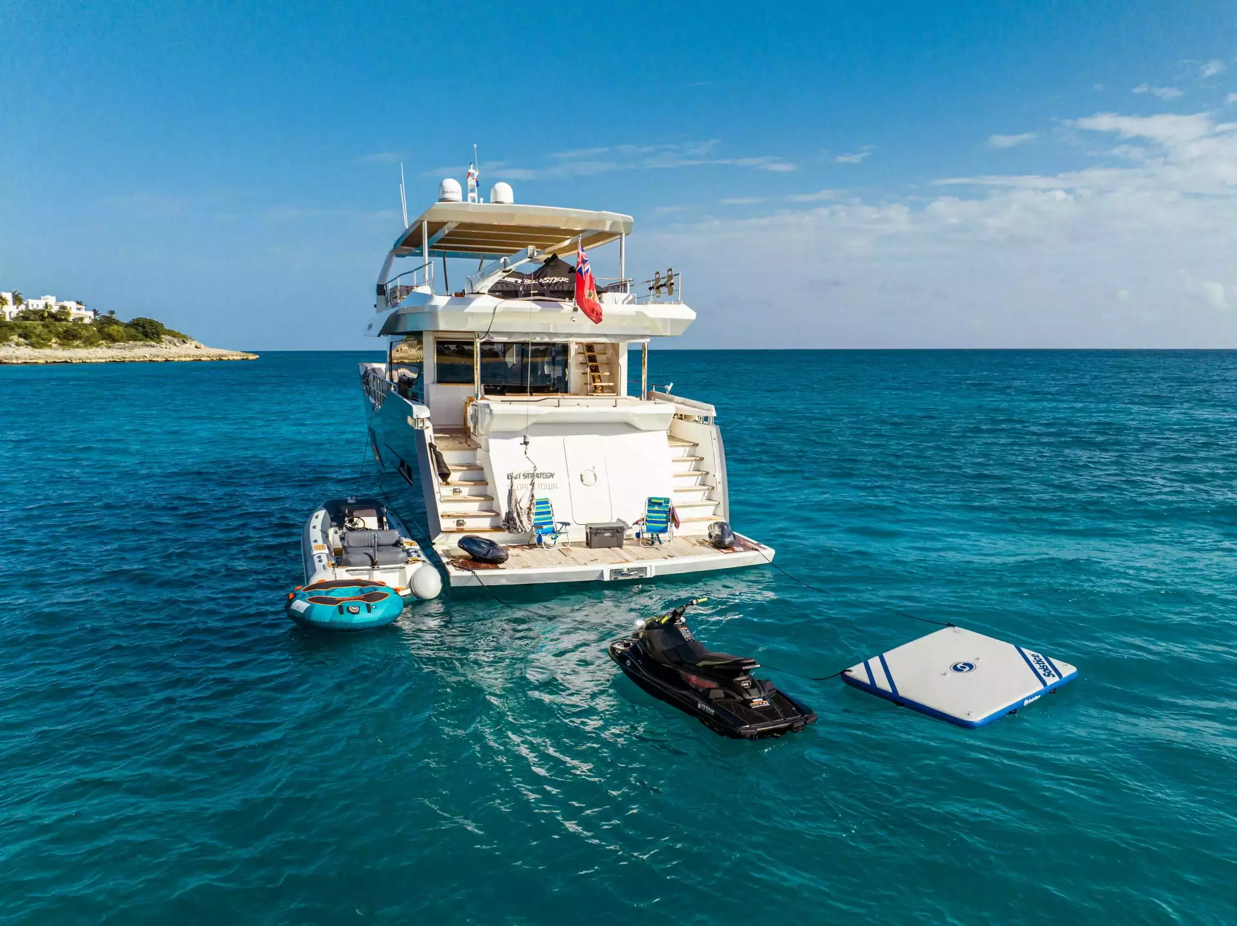 Exit Strategy by Numarine - Special Offer for a private Motor Yacht Charter in Bequia with a crew