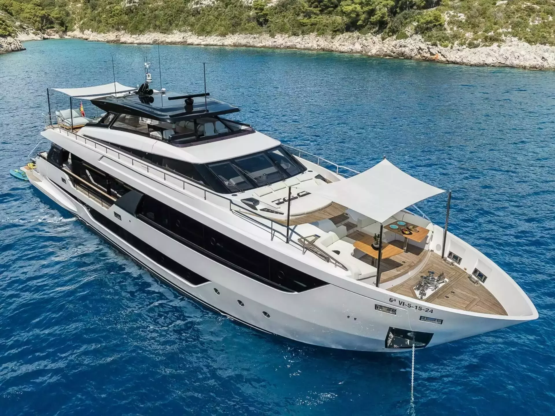 La Morocha by Ferretti - Top rates for a Charter of a private Superyacht in Spain