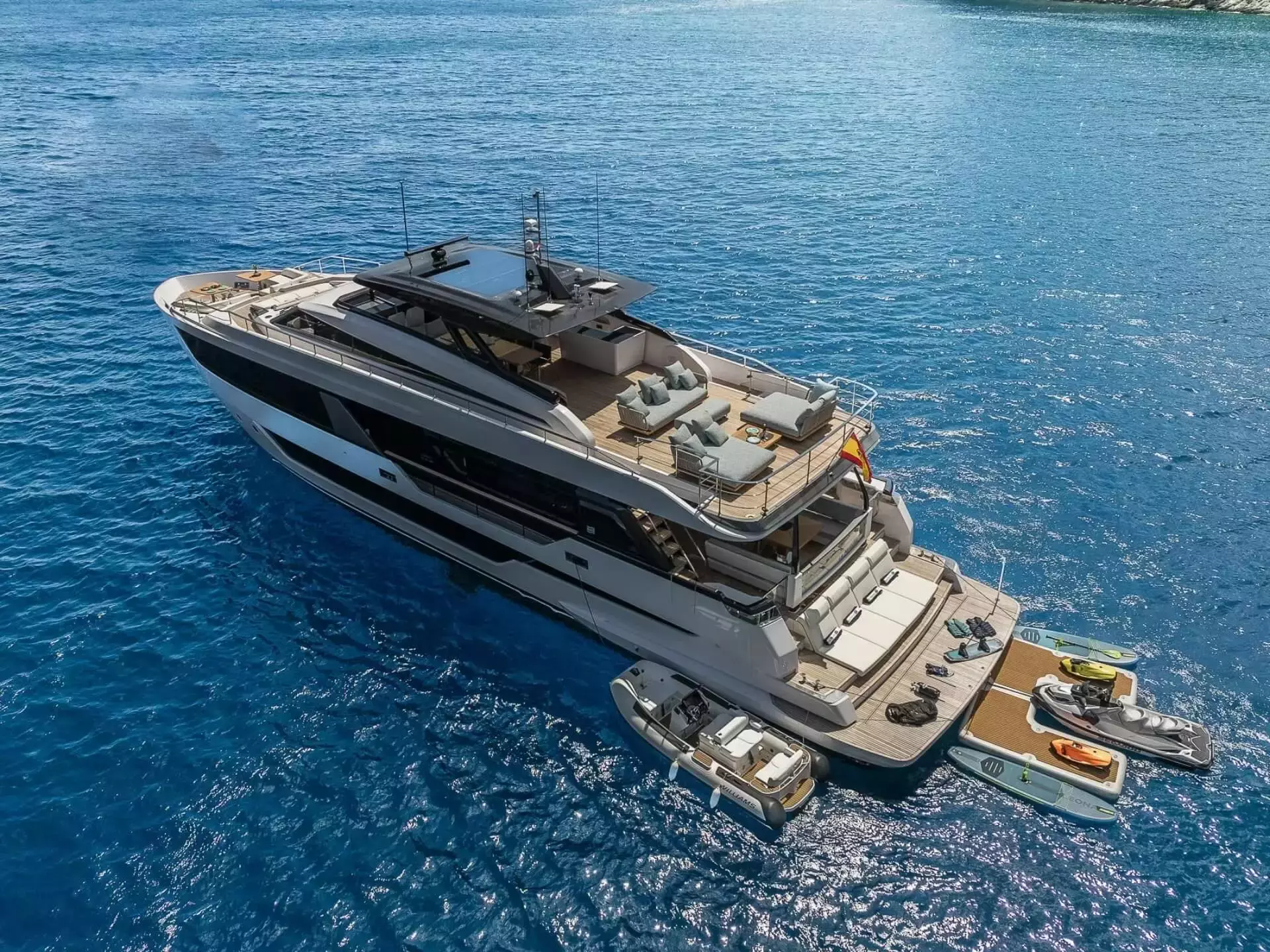 La Morocha by Ferretti - Special Offer for a private Superyacht Charter in Mallorca with a crew