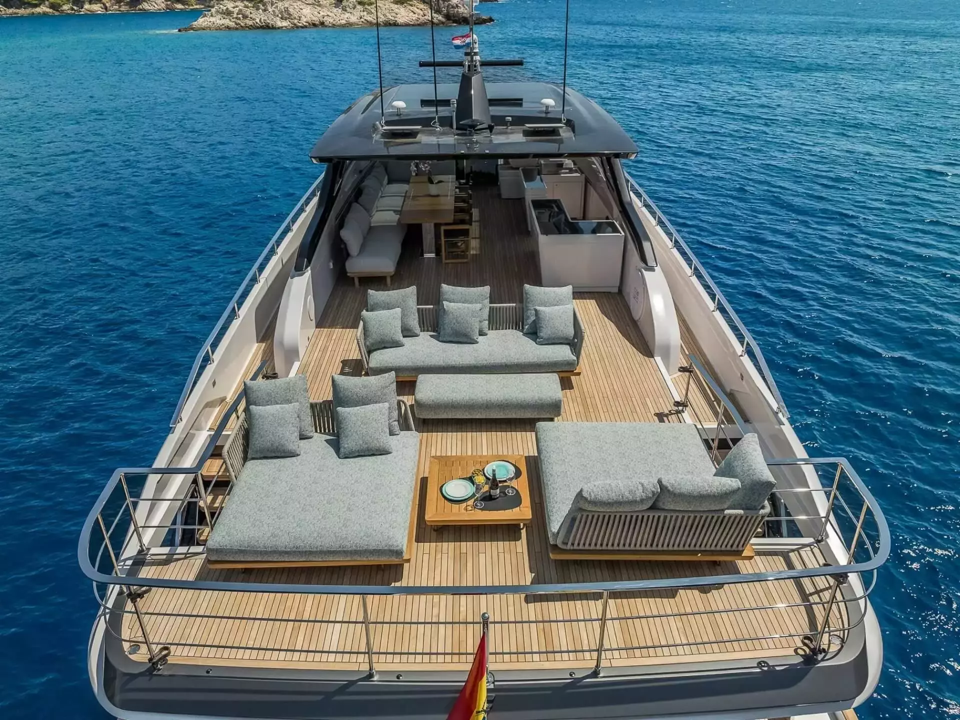 La Morocha by Ferretti - Special Offer for a private Superyacht Charter in Mallorca with a crew