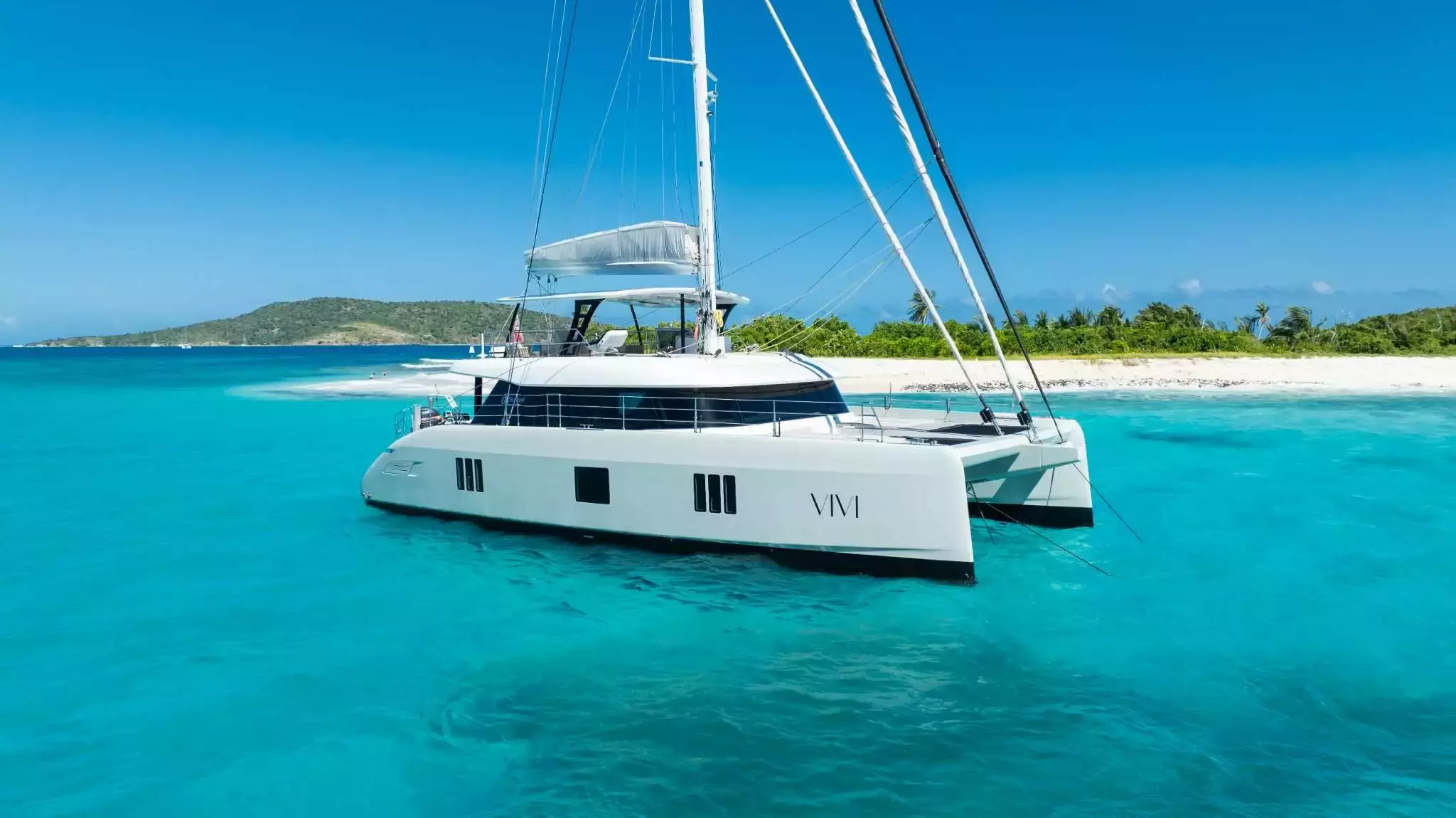 Vivi by Sunreef Yachts - Private Luxury Catamaran Charter in USVI – Special Offer at Boatcrowd