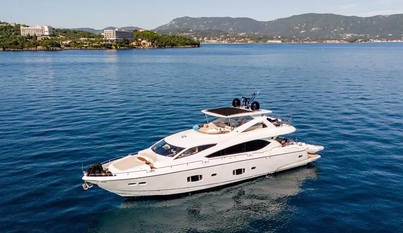 Shine R by Sunseeker – Private Motor Yacht Charter in Corfu – Special Offer at Boatcrowd