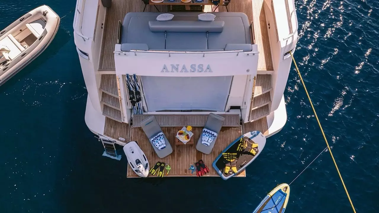 Anassa by Ferretti – Private Motor Yacht Charter in Lefkada – Special Offer at Boatcrowd
