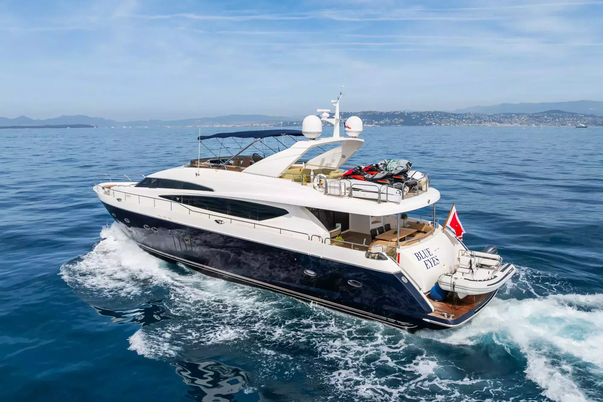 Blue Eyes by Princess – Private Motor Yacht Charter in Sardinia – Special Offer at Boatcrowd