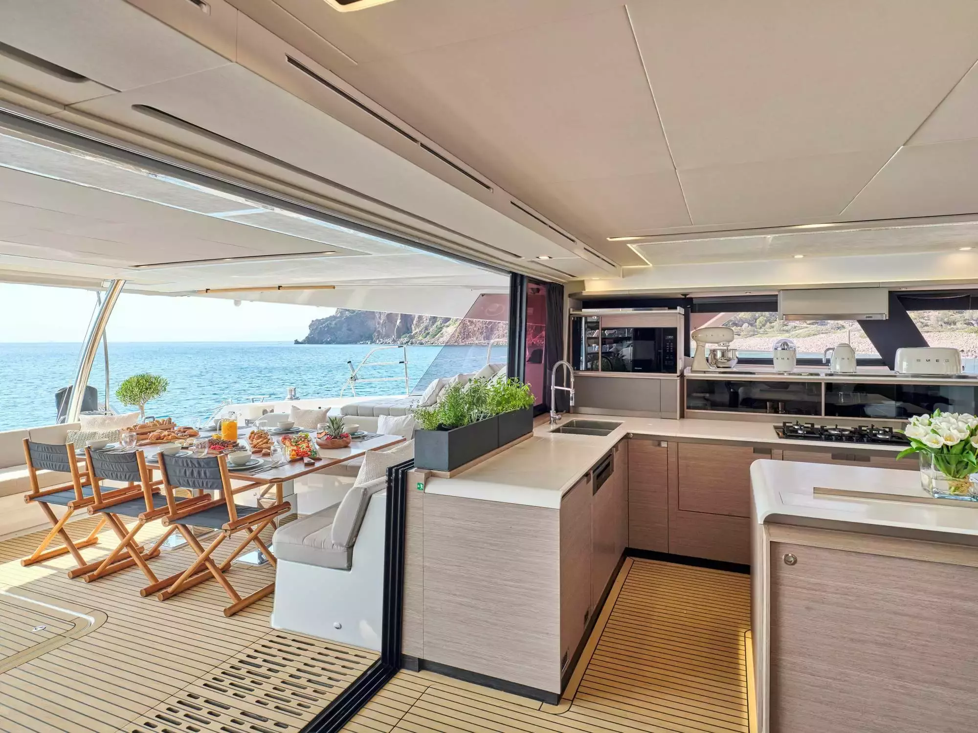Stephanie by Fountaine Pajot – Private Sailing Catamaran Charter in Mykonos – Special Offer at Boatcrowd