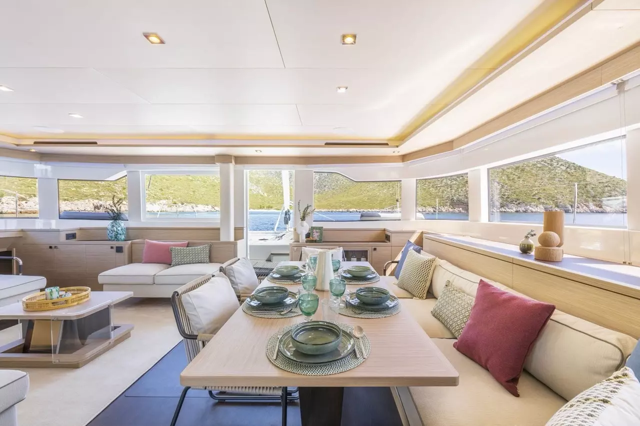 Lady M by Lagoon – Private Sailing Catamaran Charter in Mykonos – Special Offer at Boatcrowd