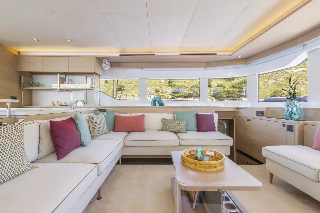 Lady M by Lagoon – Private Sailing Catamaran Charter in Mykonos – Special Offer at Boatcrowd