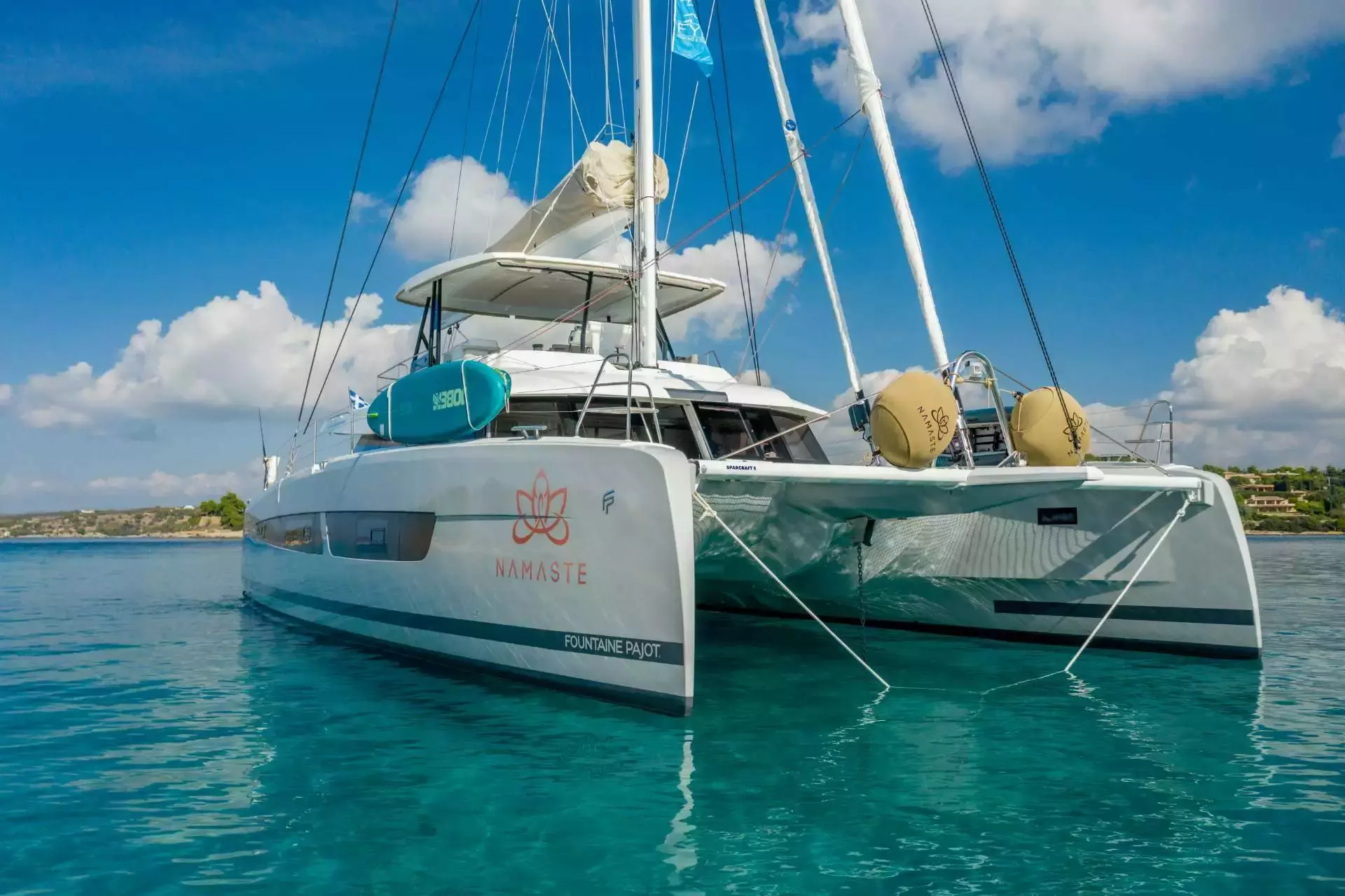 Namaste Samana by Fountaine Pajot – Private Sailing Catamaran Charter in Mykonos – Special Offer at Boatcrowd
