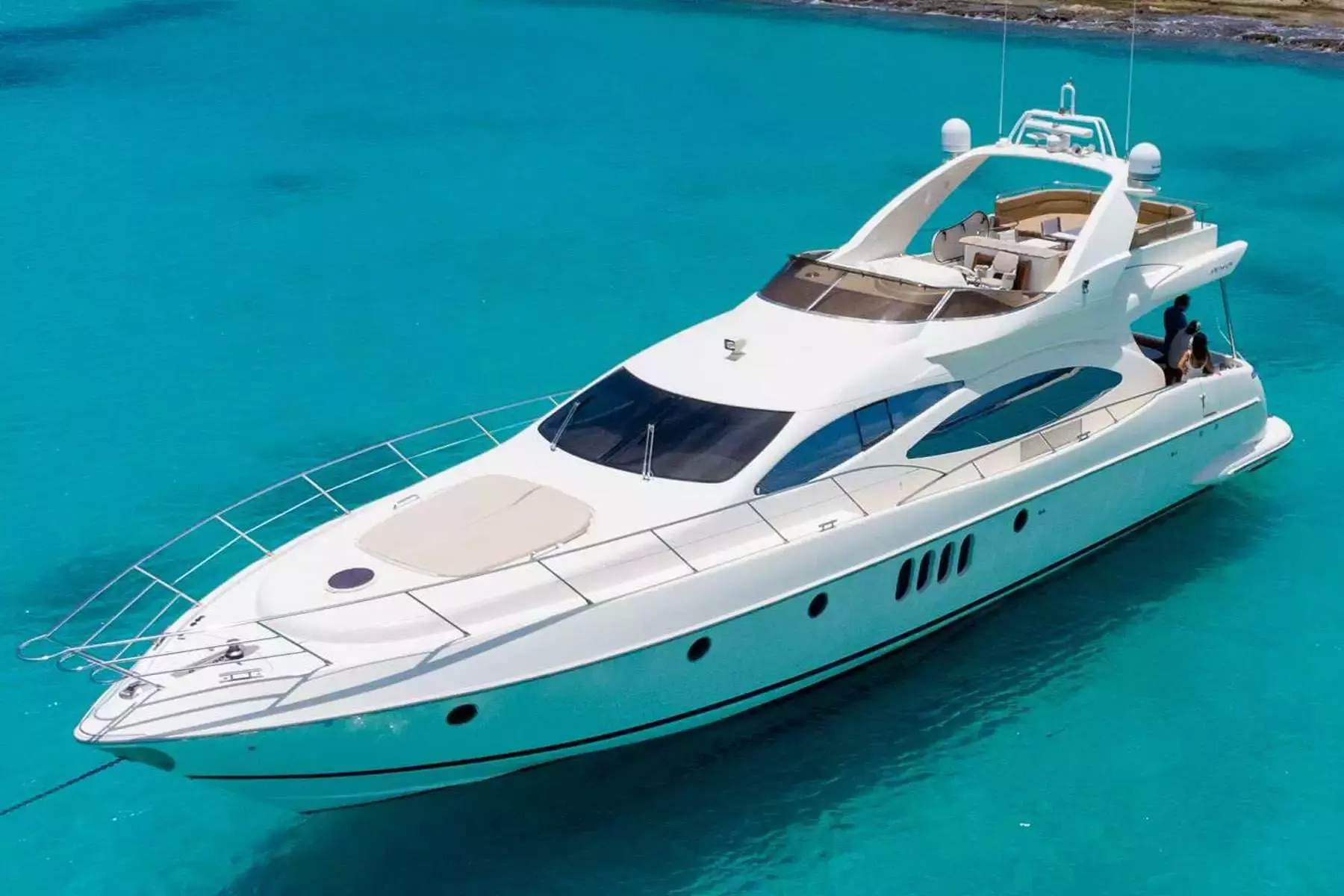 Victoria PR by Azimut - Private Motor Yacht Charter in Puerto Rico – Special Offer at Boatcrowd
